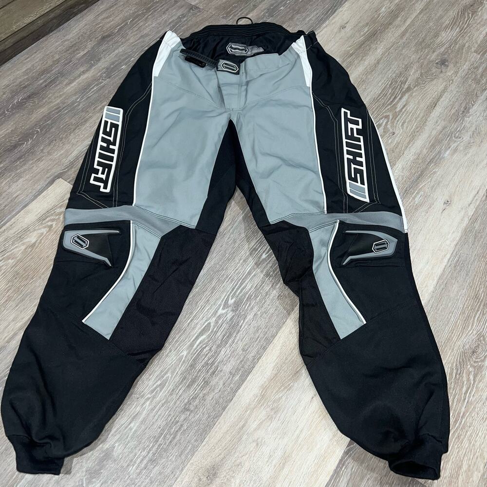 Shift Racing Motor Pants Black and Grey 38